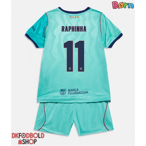 Barcelona Raphinha Belloli #11 Tredje trøje Børn 2026-27 Kort ærmer (+ korte bukser)